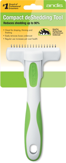 Обзор ANDIS COMPACT DESHEDDING TOOL. Стриппинг — щетка для вычесывания ...