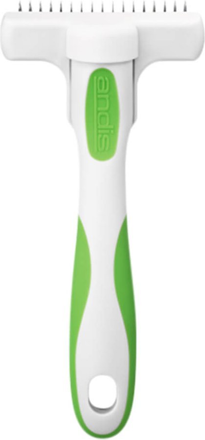 Обзор ANDIS COMPACT DESHEDDING TOOL. Стриппинг — щетка для вычесывания ...
